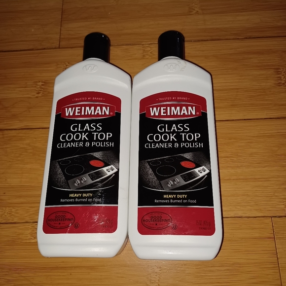 Kitchen Weiman Ceramicglass Cooktop Cleaner Polish Heavy Duty For
